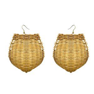 NWT - ANDREA IYAMAH BEEBEE BASKET EARRINGS (Limited Edition)